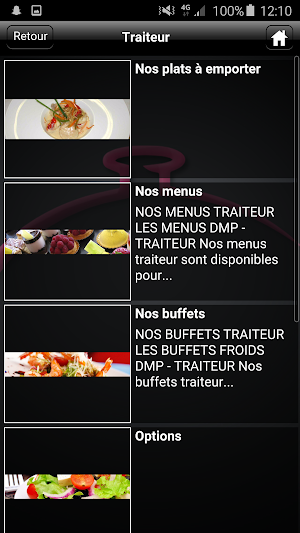 DMP Traiteur Screenshot 1