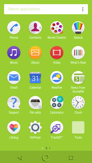 Wylsa com media | Xperia™ Theme Screenshot 1