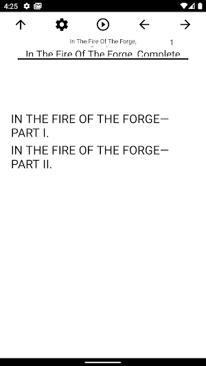 Book, In The Fire Of The Forge Screenshot 0