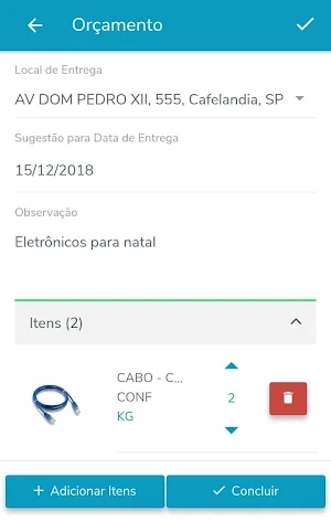 Meus Orçamentos Screenshot 3