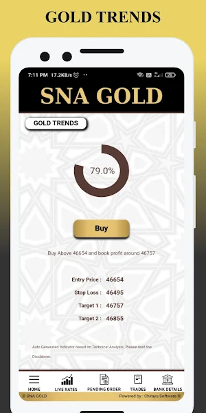 SNA Gold Screenshot 3