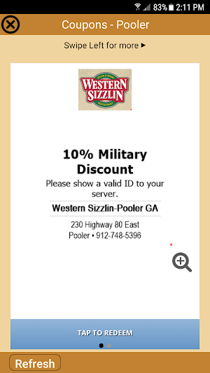 Western Sizzlin-Pooler GA Screenshot 3