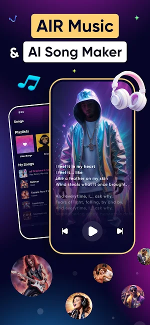 AIR Music - AI Song Generator Screenshot 0