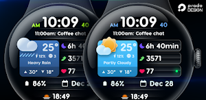 PRADO 71 Weather Watch Face Screenshot 0
