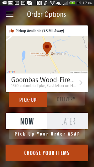 Goomba's Wood Fired Pizza Screenshot 1