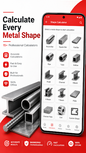 Steel & Metal Calculator Pro Screenshot 3