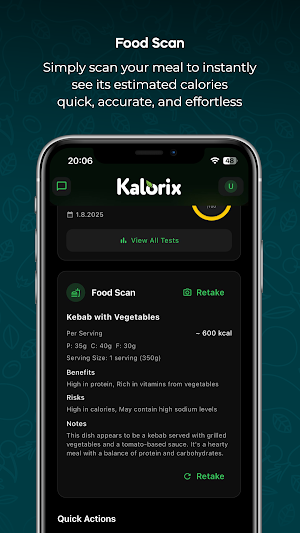Kalorix: Calorie Counter Screenshot 3