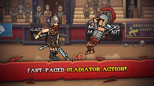 Gladihoppers - Gladiator Battle Simulator! Screenshot 0