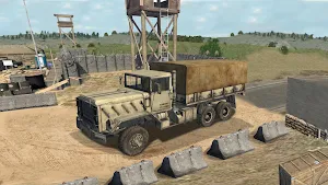 Army Passenger Jeep Driving 3D Screenshot 1