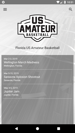 FL US Amateur Basketball Screenshot 0
