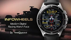 Info Wheels Digital Watch Face Screenshot 0
