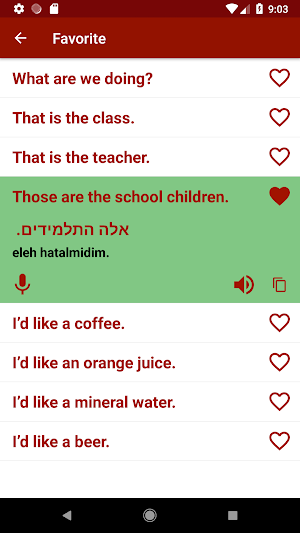Learn Hebrew Offline For Go Screenshot 2
