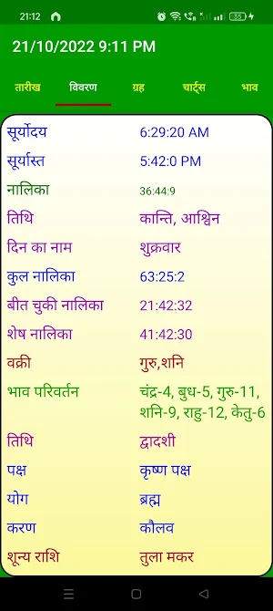 Hindi Astrology Horoscope Screenshot 3