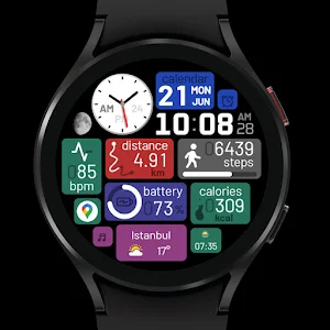 Modular Colours - Watch Face Screenshot 1