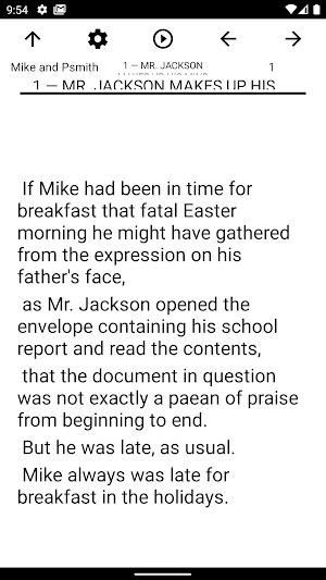 Book, Mike and Psmith Screenshot 1