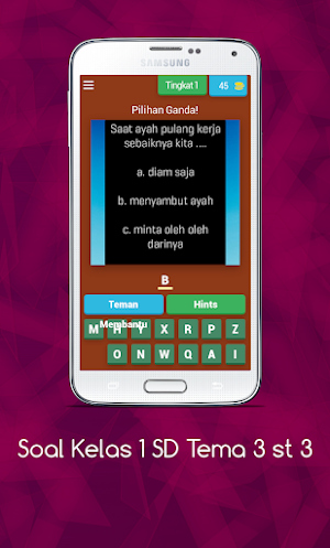 Soal Kelas 1 SD Tema 3 st 3 Screenshot 0
