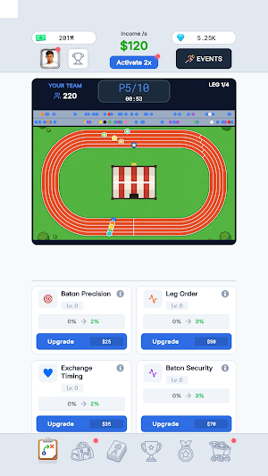 Track Star - Team Manager Idle Screenshot 2