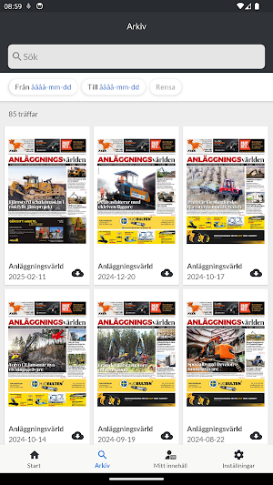 Anläggningsvärlden Screenshot 3