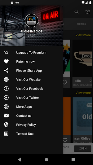 Oldies Radio App: 50s 60s 70s 80s 90s Oldies Music Screenshot 1