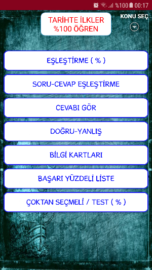 Tarihte İlkler (%100 Öğren) Screenshot 0