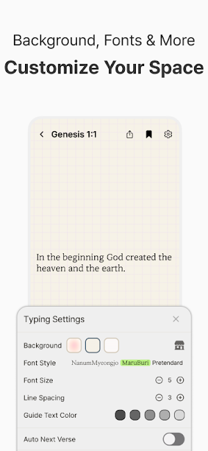 Tapspire - Bible Journaling Screenshot 2