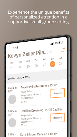 Kevyn Zeller Pilates + Screenshot 2