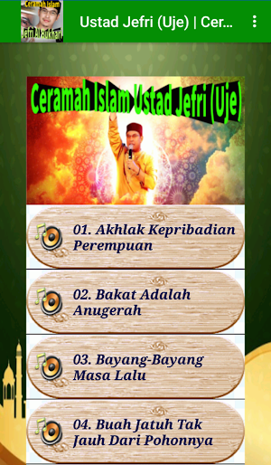 Ceramah Islam Ustad Jefri Uje Screenshot 2
