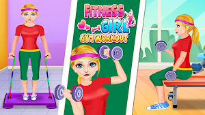 Fitness Girl: Gym Workout Games for Girls Screenshot 0