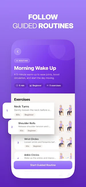 ChairFit: Chair Yoga Exercises Screenshot 1