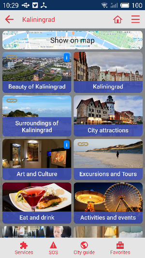 Kaliningrad city guide Screenshot 1
