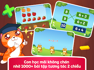 HelloMath - Toán Sing qua hoạt hình Screenshot 3