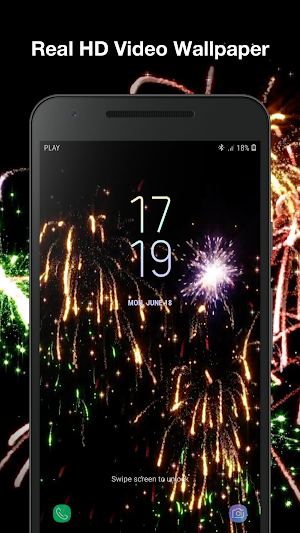 Real Fireworks Live Wallpaper Screenshot 2