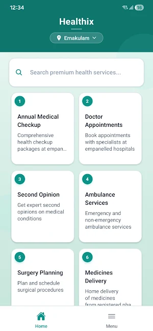 Healthix Screenshot 1