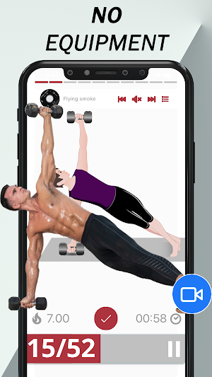 Dumbbell Workouts-Bodybuilding at Home Screenshot 2