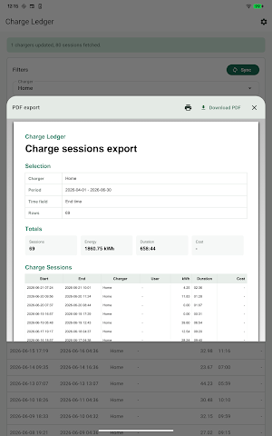 Charge Ledger Screenshot 3