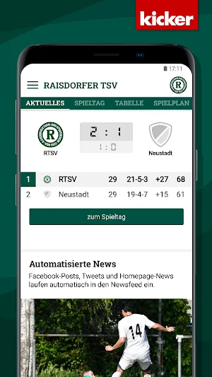 Raisdorfer TSV Screenshot 2