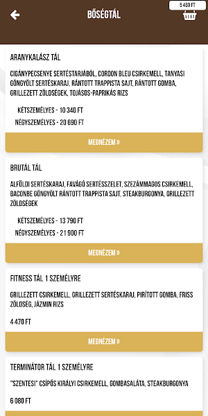 Aranykalász Étterem Screenshot 3