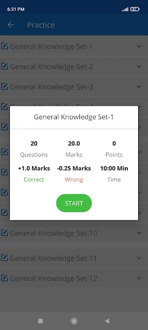 Basic General Knowledge Quiz Screenshot 2