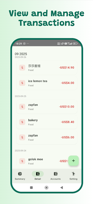 Smart Budget & Money Tracker Screenshot 1
