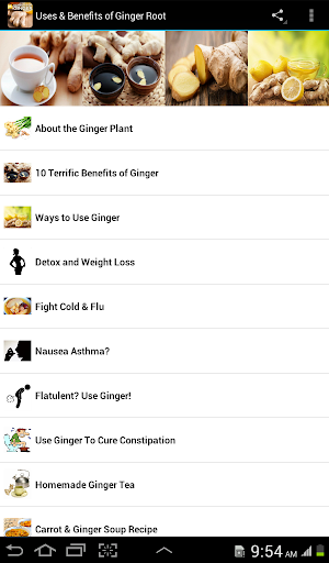 Uses & Benefits of Ginger Root Screenshot 0