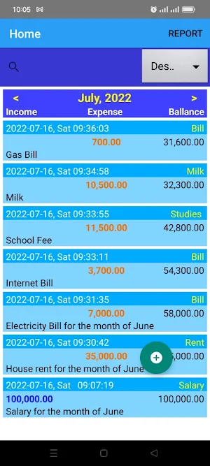 My Expense Screenshot 2