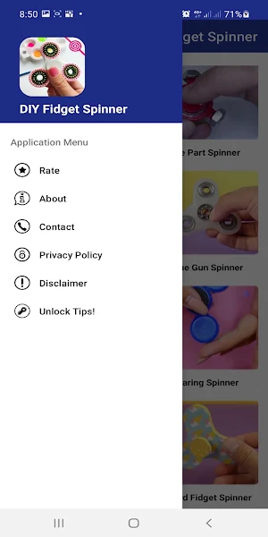 Make DIY Simple Fidget Spinner Screenshot 1