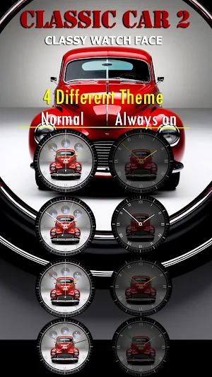 Classic Car 2 - Watch Face Screenshot 3
