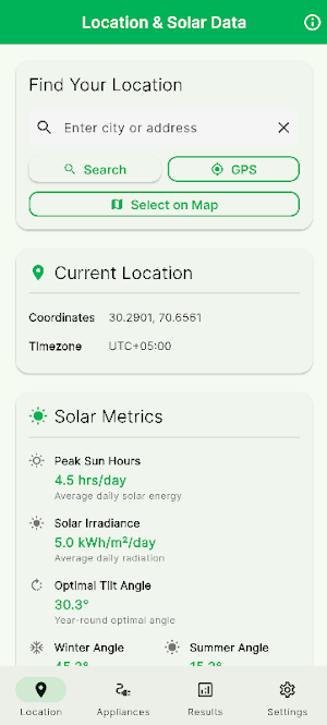 Solar Cal Screenshot 3