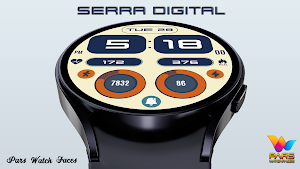 Serra Digital Watch Face Screenshot 2