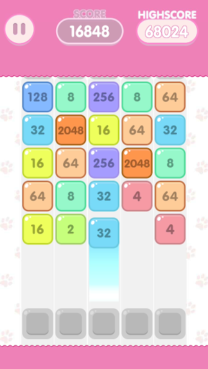 2048 Shoot & Merge Block Puzzle Screenshot 1
