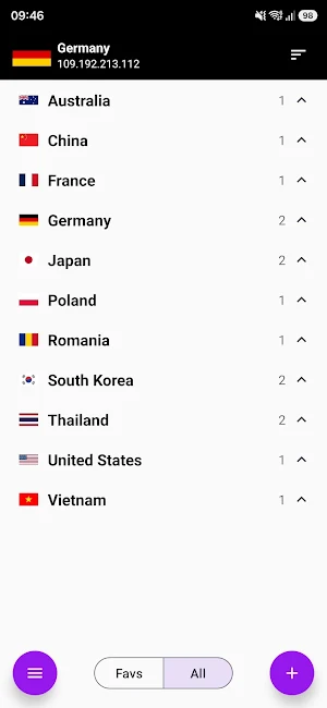 CentVPN for OpenVPN Screenshot 1