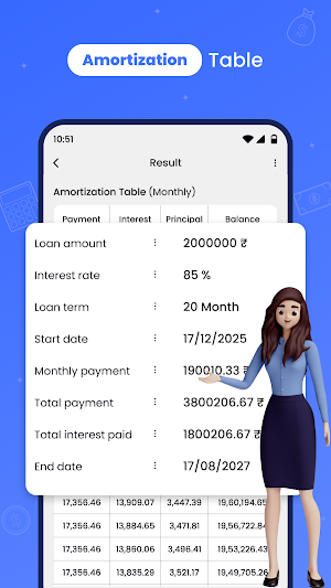Smart Loan Finance Calculator Screenshot 2