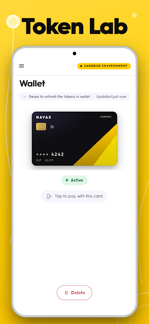 Nayax Token Lab Screenshot 1