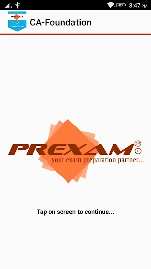 CA-Foundation PREXAM Practice App  Premium Screenshot 0